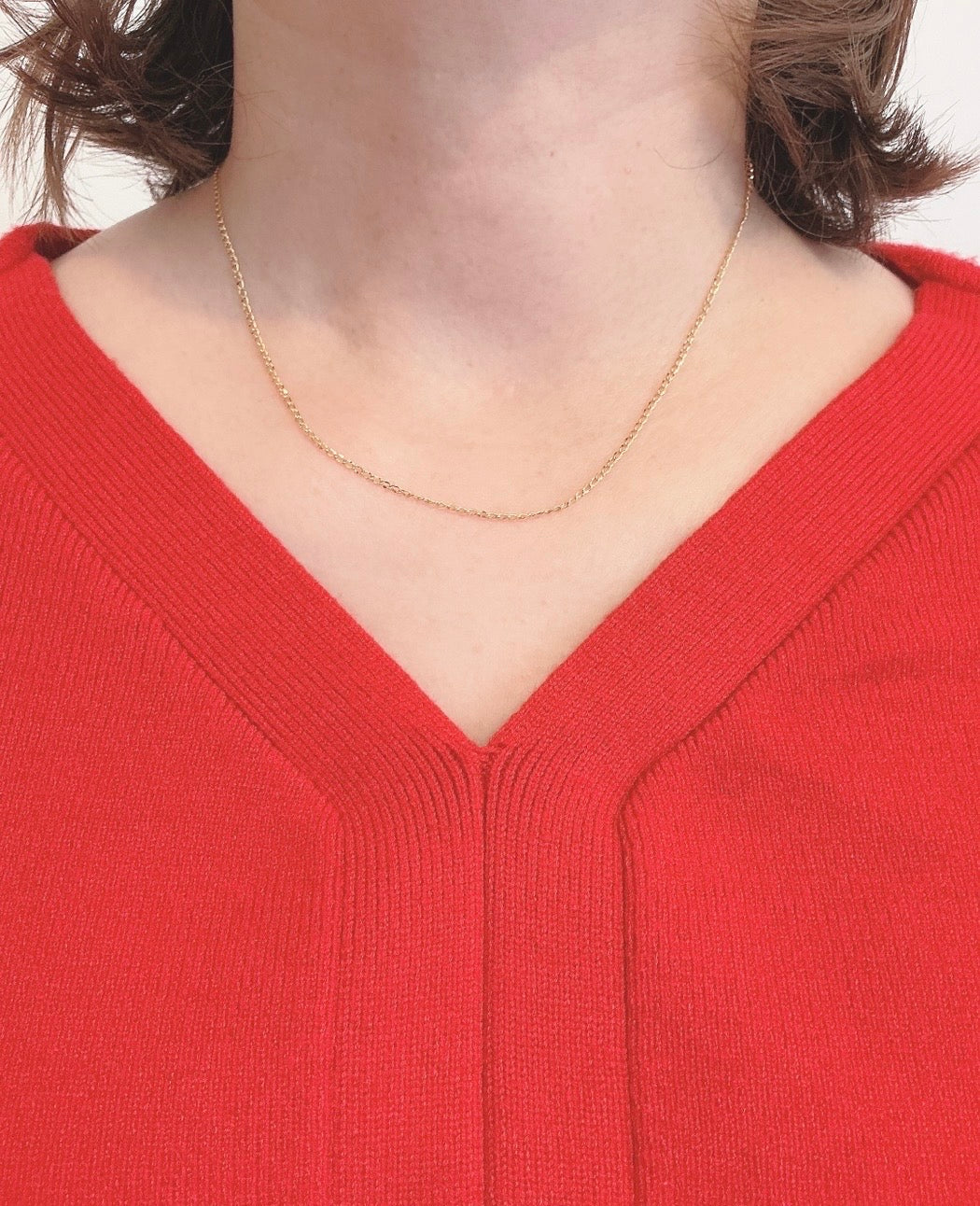 シンプルチョーカーネックカフ2本セット18金コーティング