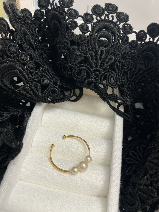 パールイヤーカフ