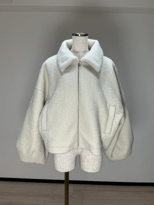 ボアショートブルゾン